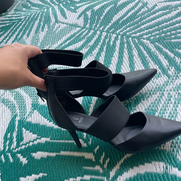 Black Strappy Heels - Picture 8 of 8